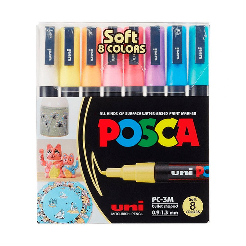 Marcador POSCA Punta 3M Set Pastel 7 Colores – Momo Papelería